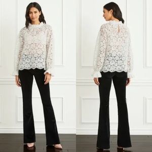 NEW • Hill House • The Millie Top White Lace